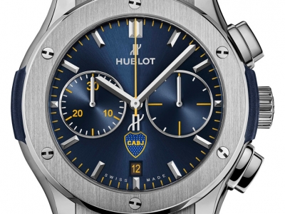 Así es el increíble reloj Hublot Classic Fusion Chronograph Boca Juniors