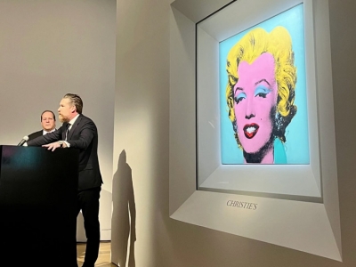 Subastan la icónica pintura de Marilyn Monroe hecha por Andy Warhol