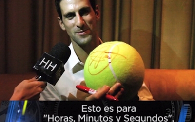 Gran sorteo de Novak Djokovic
